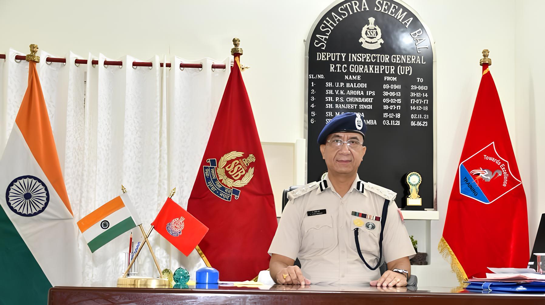 SSIAA congratulates Hemochandra on being promoted to DIG in SSB