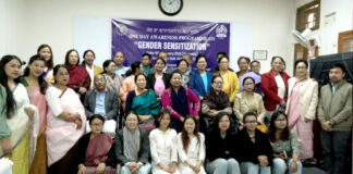 One-day awareness programme on “Gender Sensitization” held at the auditorium of Akashvani Imphal