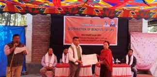 Financial assistance distributed to IDPS across Kakching District