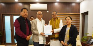 Shivraj Singh Chouhan approved 5000 Houses for IDPs in Manipur after meeting CM Khemchand Singh