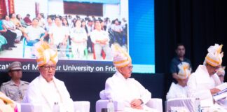 Manipur University holds 15th convocation; Ajay Kumar Bhalla confers degrees and medals