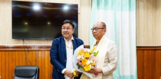 Courtesy call by KVS Deputy Commissioner to Hon’ble Chief Minister of Manipur