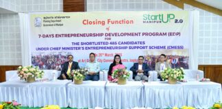 Manipur concludes 7-day entrepreneurship development program in Imphal