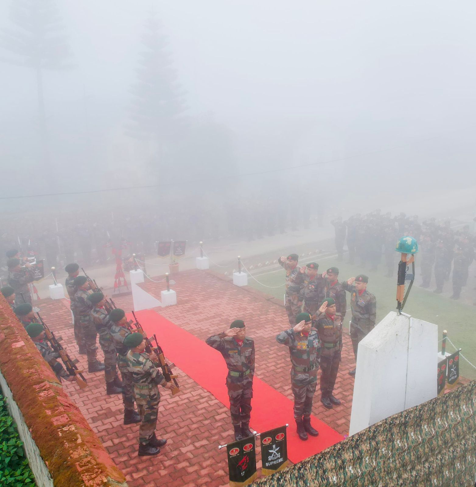 Assam Rifles pay tribute to Kirti Chakra Chandra Singh at Joupi