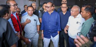 CM visits Makhan Naga village, met IDPs
