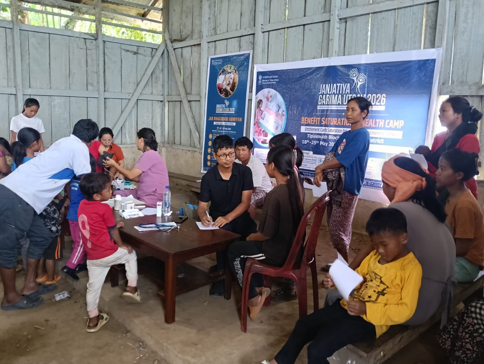 District administration Pherzawl takes Jan Bhagidari Abhiyan at Tinsuong
