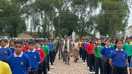 IGAR (South) felicitates class X, XII toppers at Mantripukhri Garrison