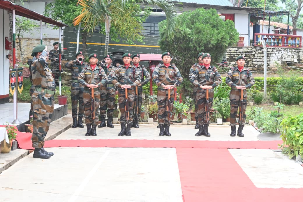Assam Rifles honors 1955 martyr Havildar Rithe Tamang
