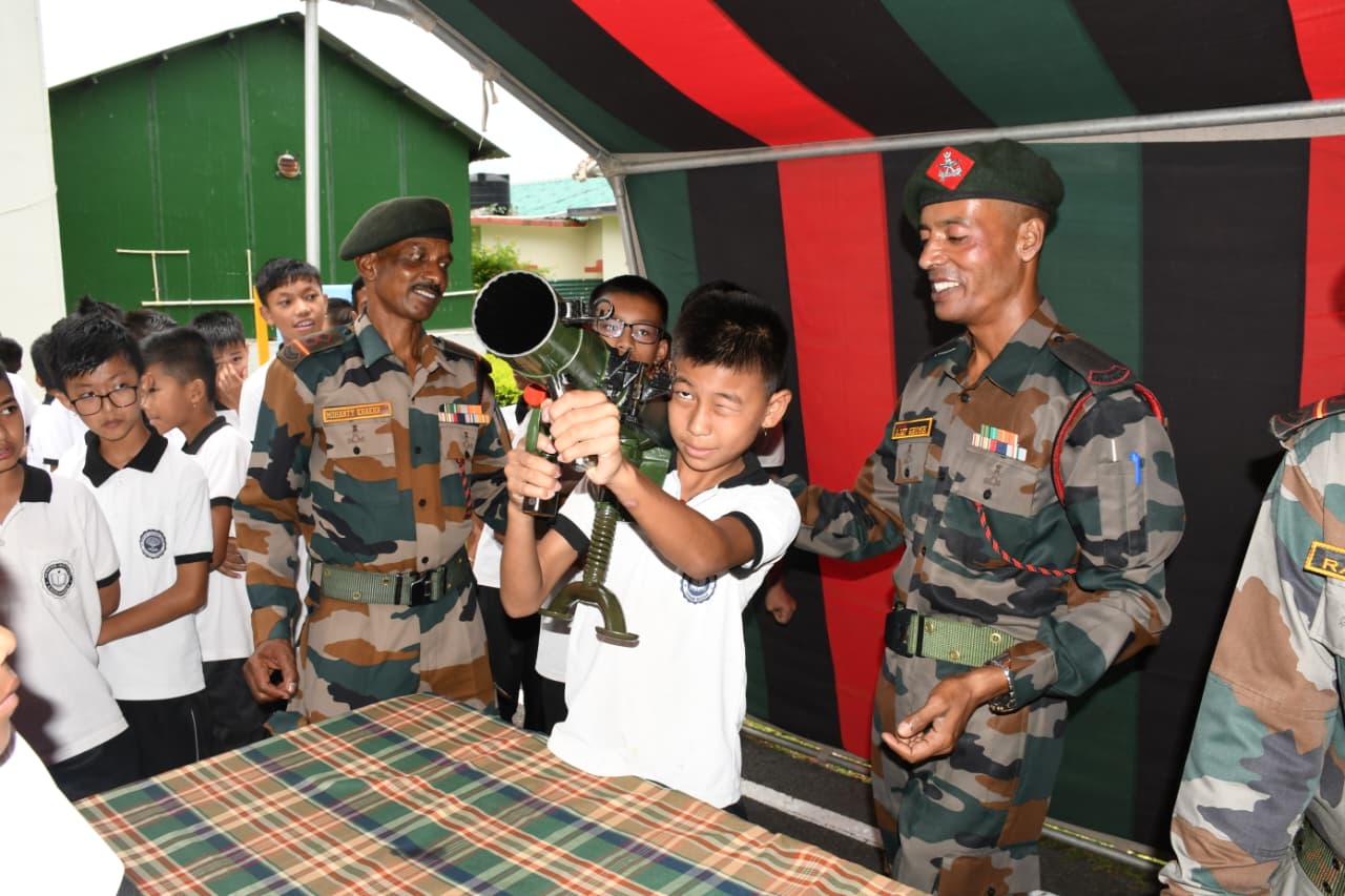 Assam Rifles hosts educational tour for 229 students