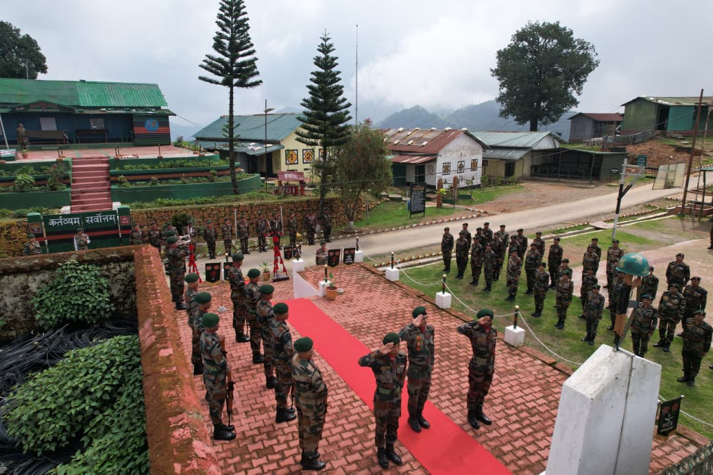 Assam Rifles pays tribute to martyrs sub Lalruala Lushai & Rfn Mukesh