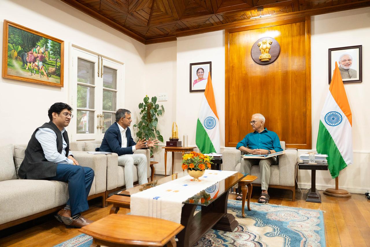 NHA CEO calls on Manipur governor to review healthcare initiatives