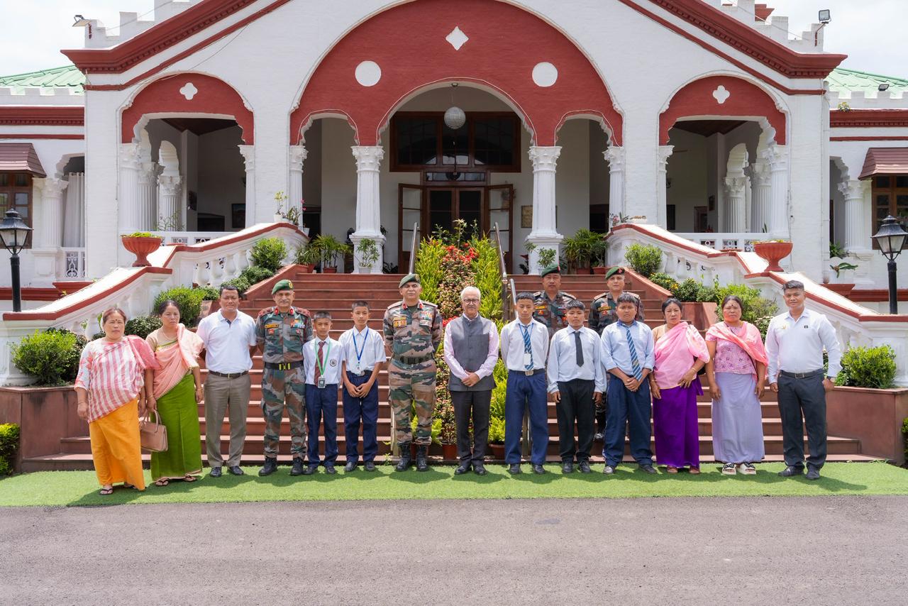 Governor meets sponsored IDP students at Lok Bhavan