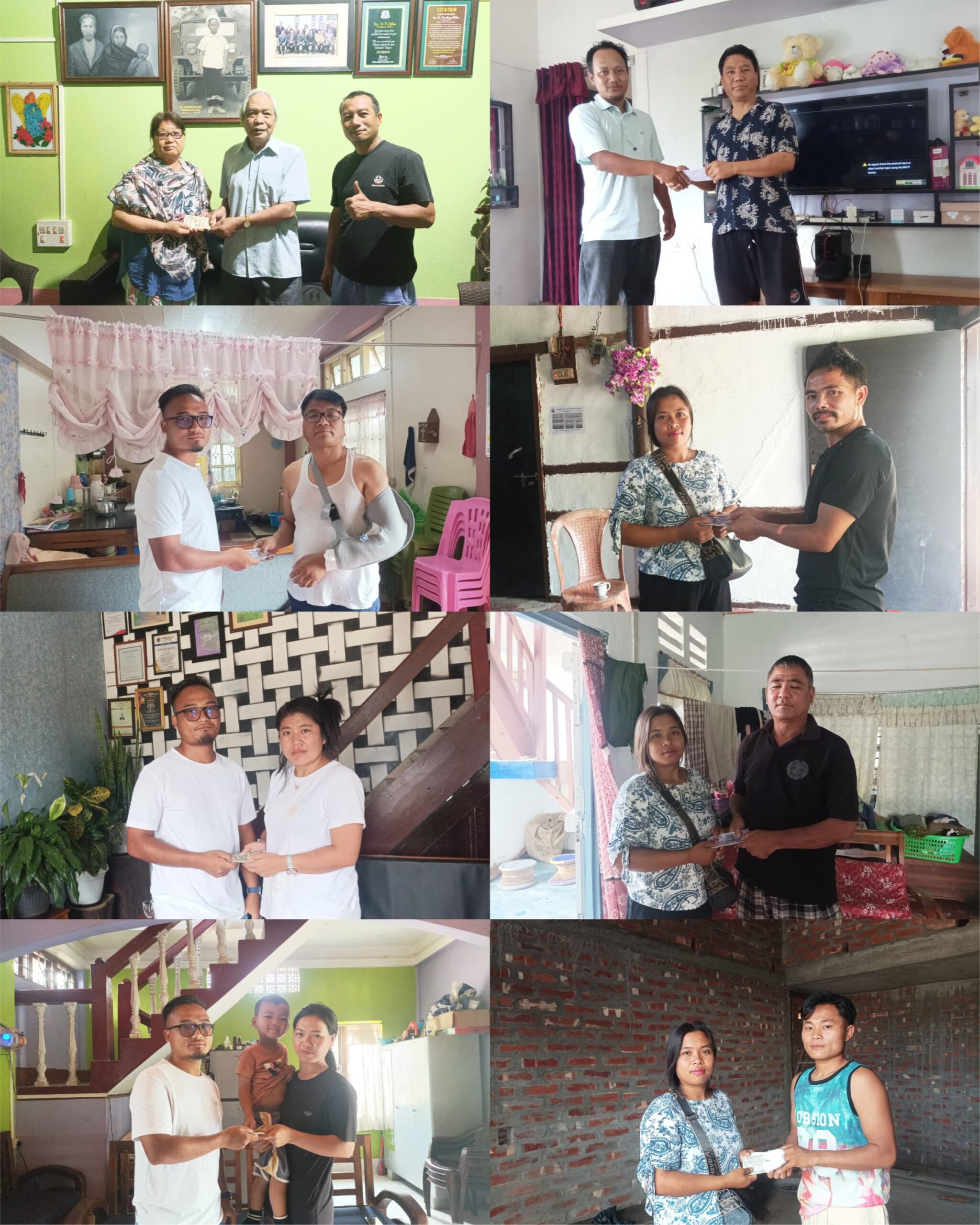 Melbourne Thadou Baptist church provides Aid to 13 May Manipur attack victims