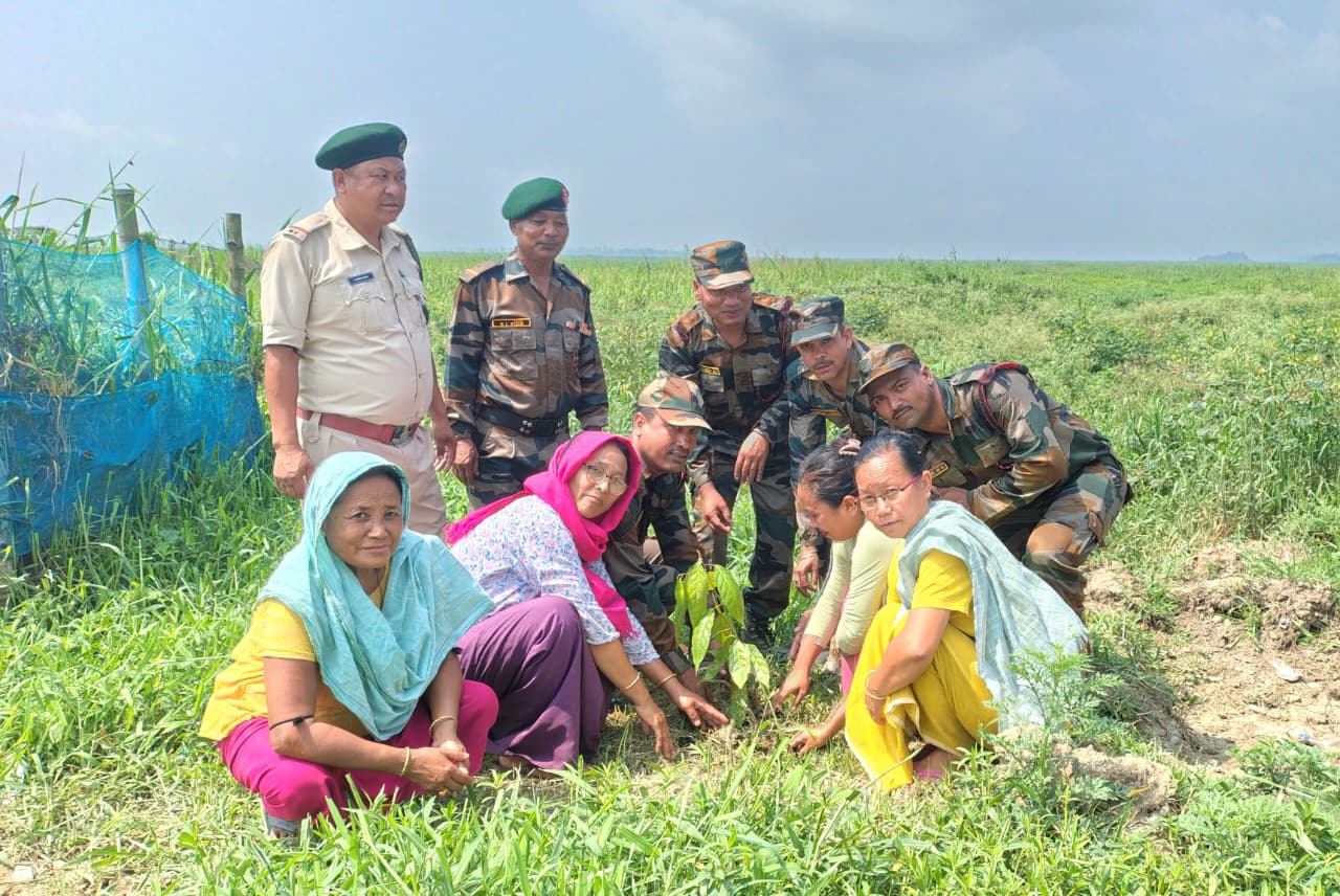 Assam Rifles plants 410 saplings in 2-day Manipur environment crusade