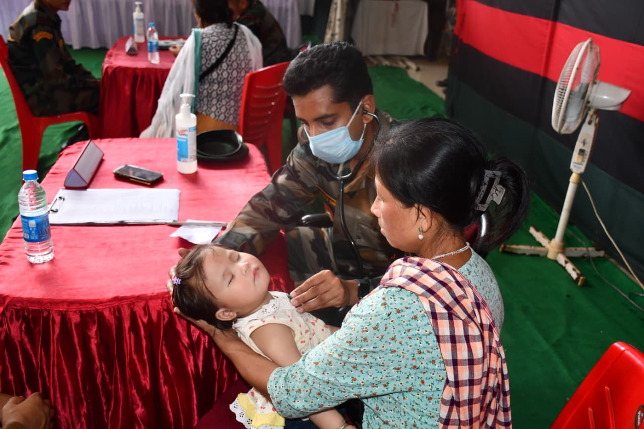 Assam Rifles extends humanitarian Aid across Manipur