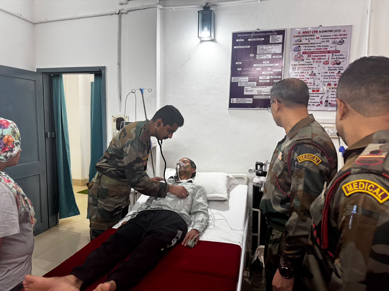 Village Chief rescued, treated by Assam Rifles