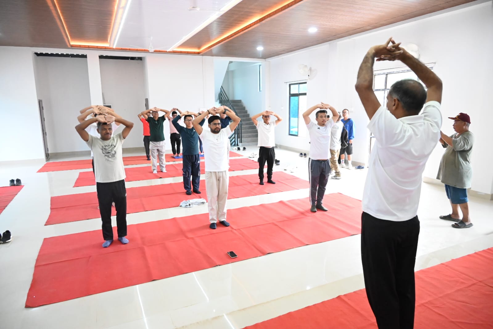 District administration observes International Yoga Day
