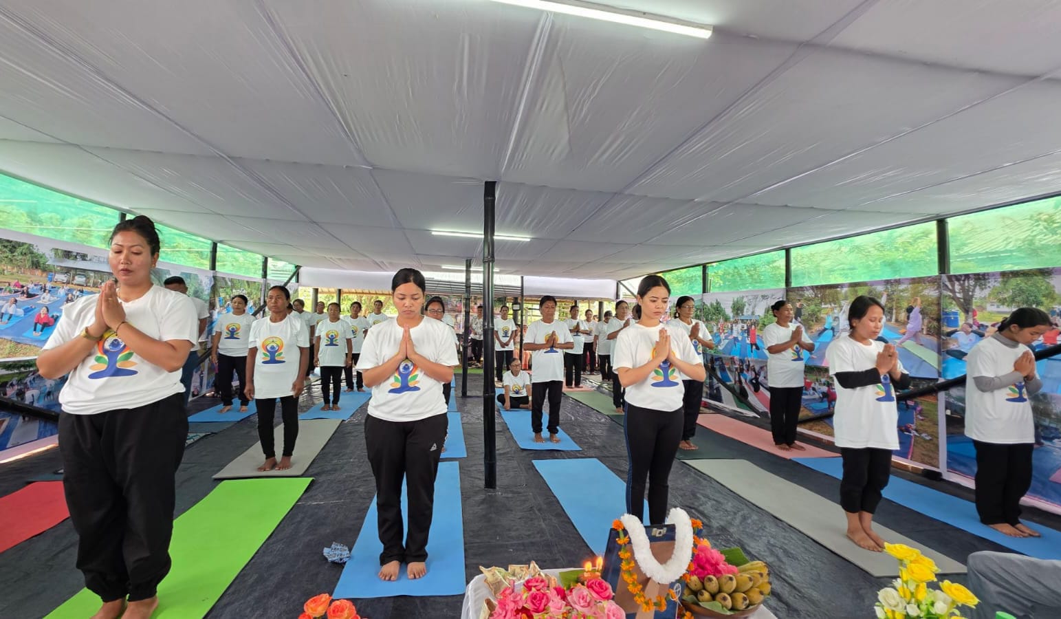 12th International Yoga day observed across Kakching district