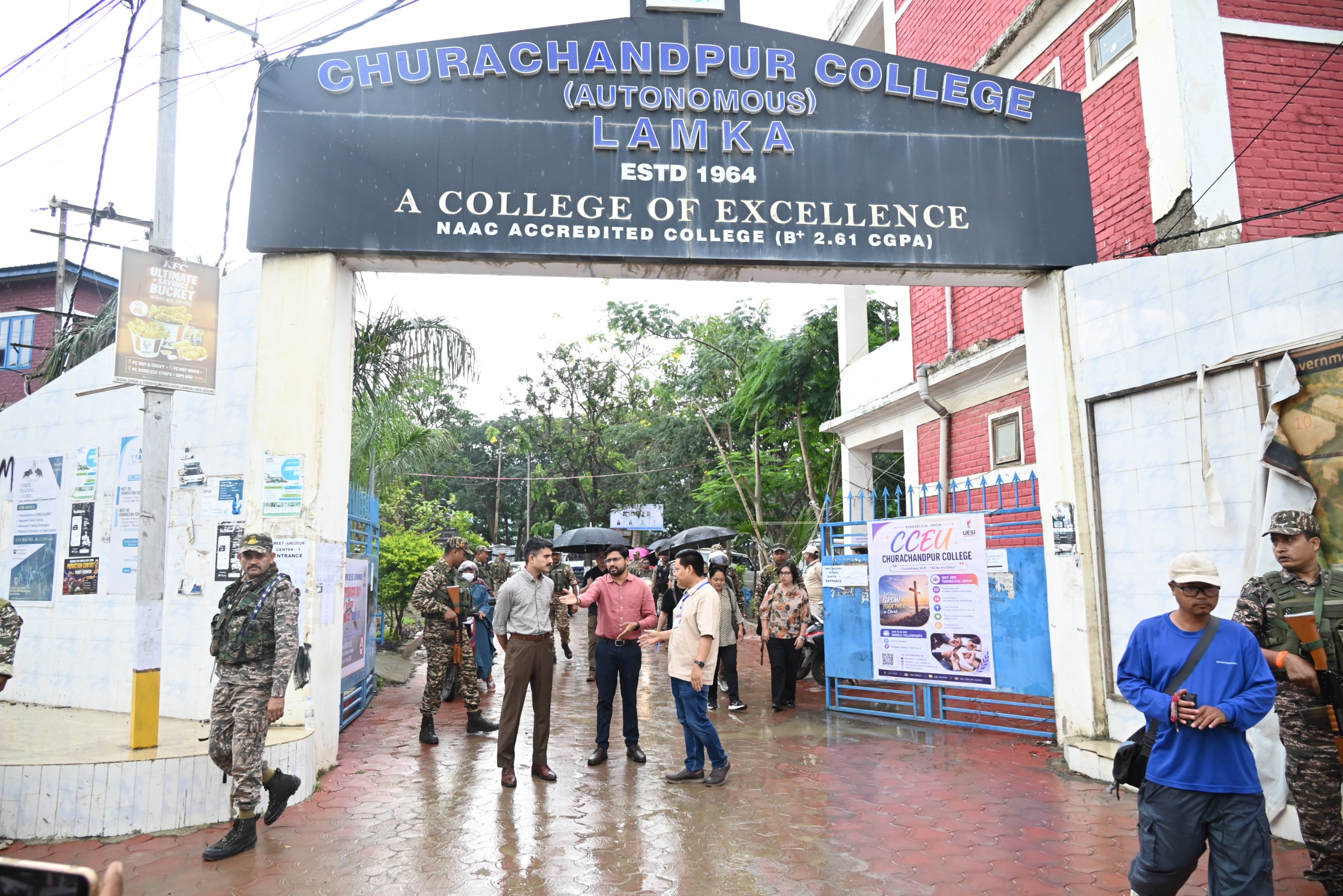 DC leads NEET centre inspection
