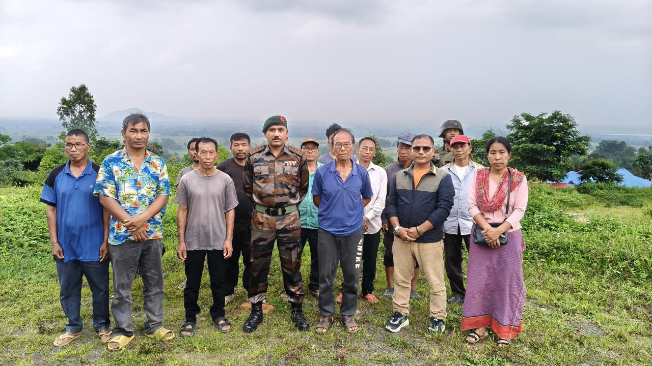 Assam Rifles holds security meet with Bishnupur villagers for peace & harmony