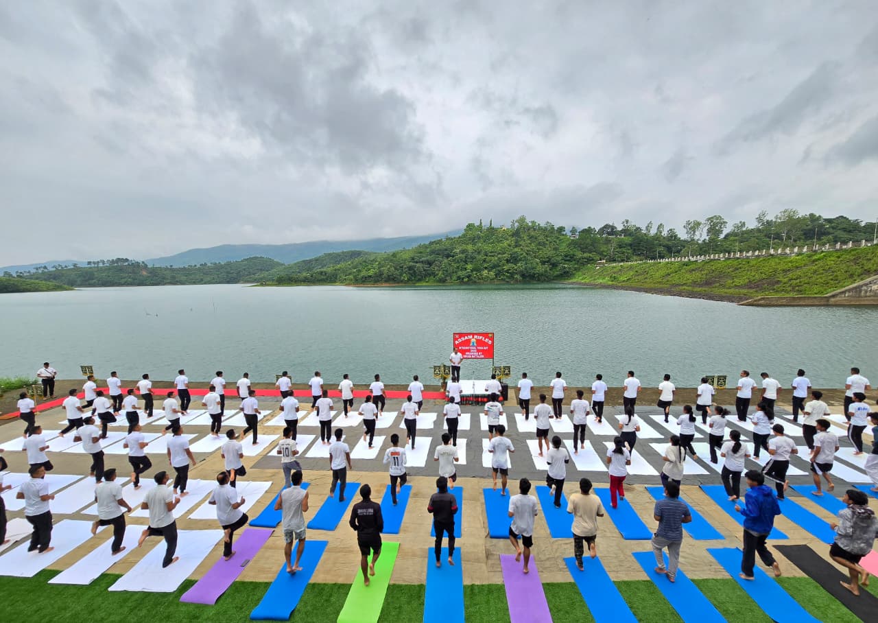 Assam Rifles hosts large-scale yoga drive across Manipur