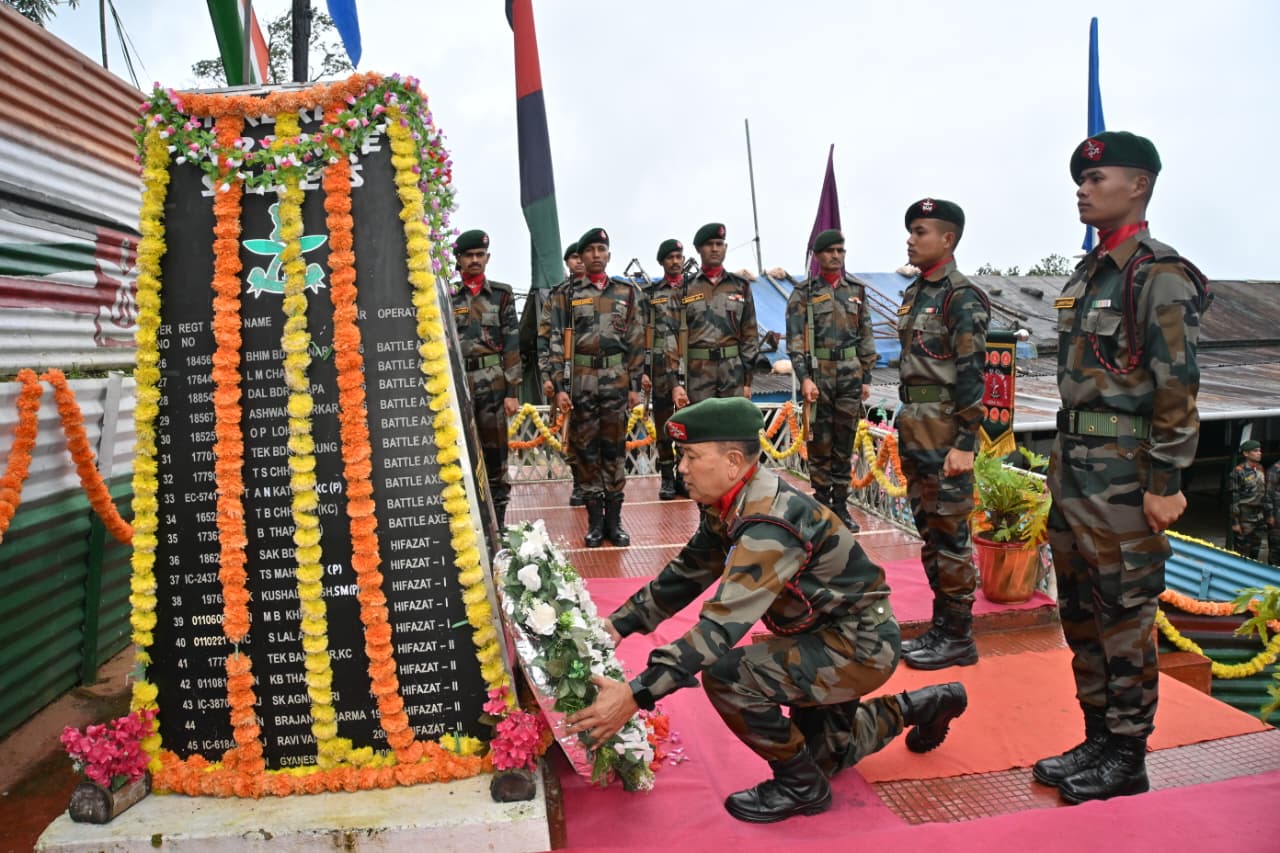 Assam Rifles pays tribute to martyrs in Haflong