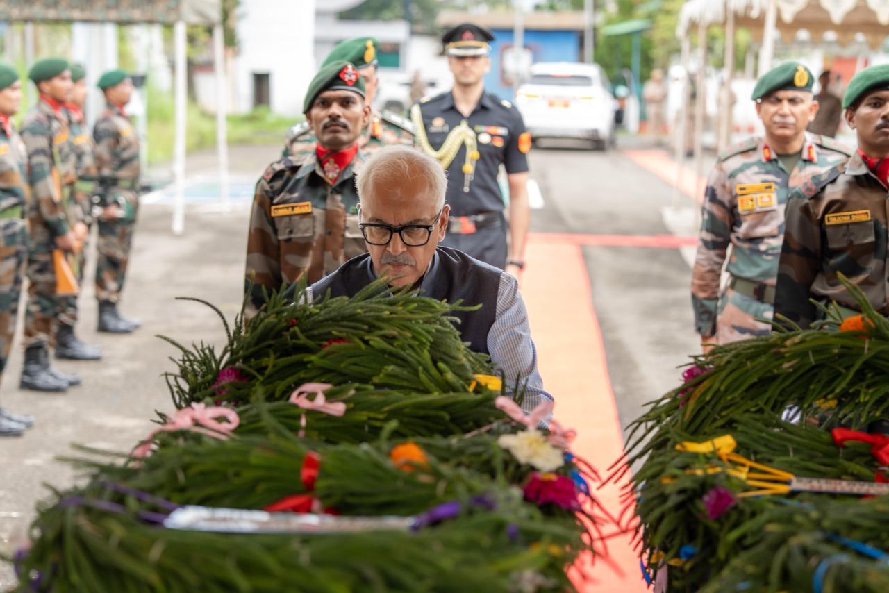 Ajay Kumar Bhalla honours two soldiers