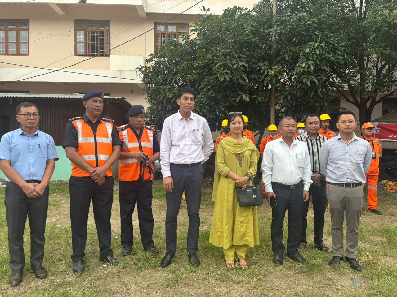 NDRF conducts disaster preparedness exercise at Bishnupur mini secretariat