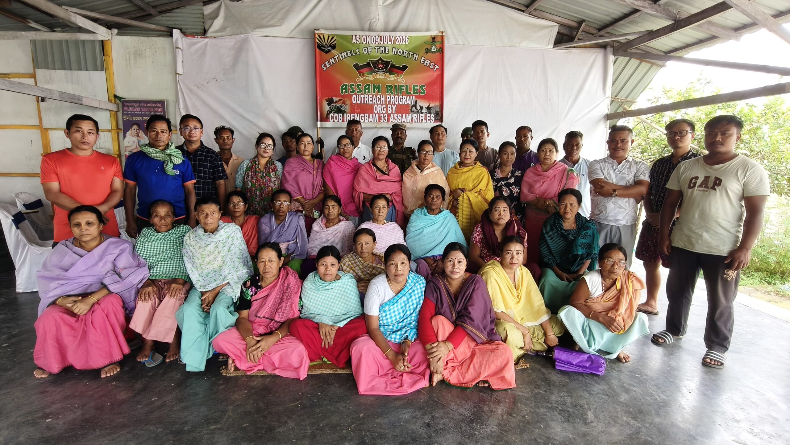 Assam Rifles conduct community outreach at Yumnam Khunou