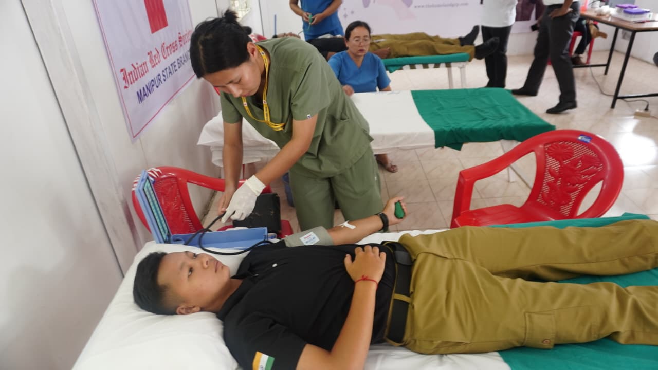 Assam Rifles organises blood donation and career awareness camp
