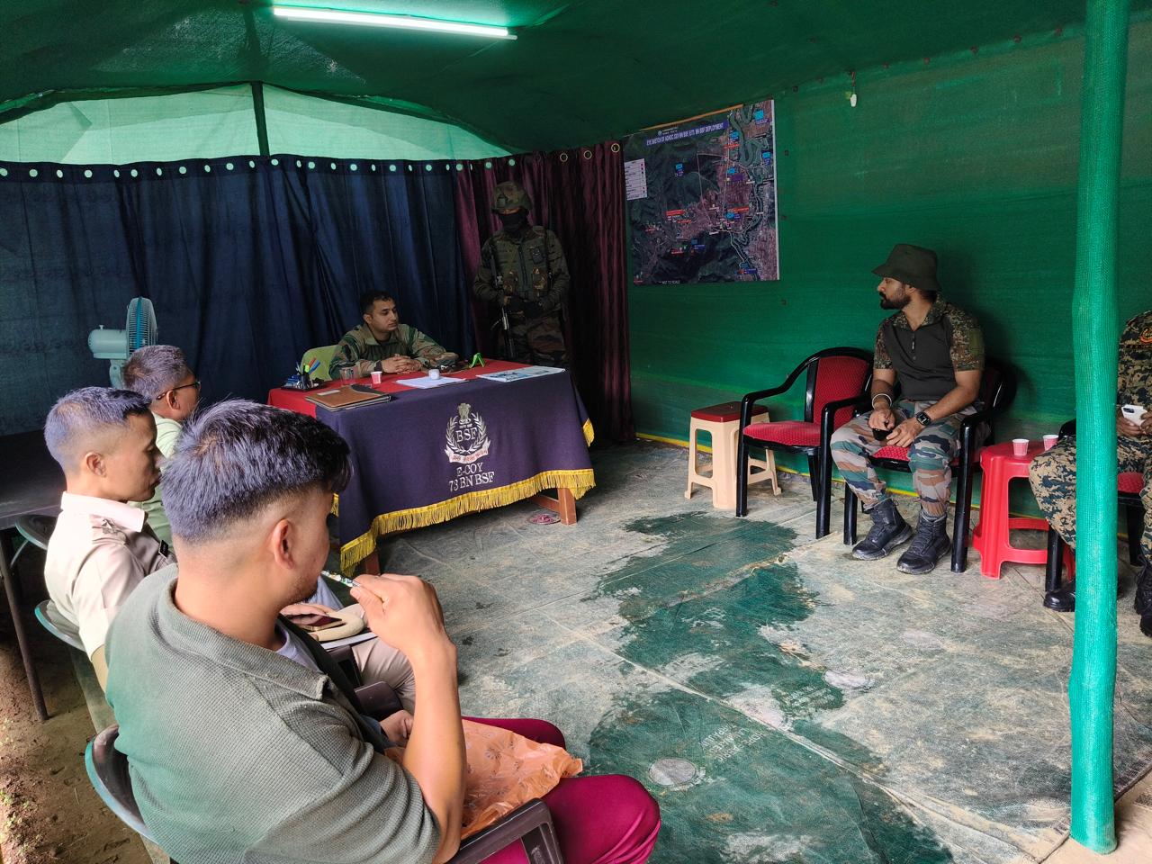 Assam Rifles, BSF and Manipur police hold community outreach in Imphal east