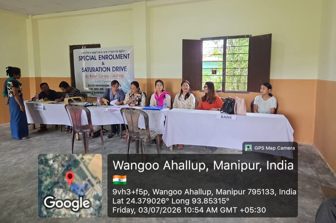 Special welfare enrolment drive for IDPs begins in Kakching