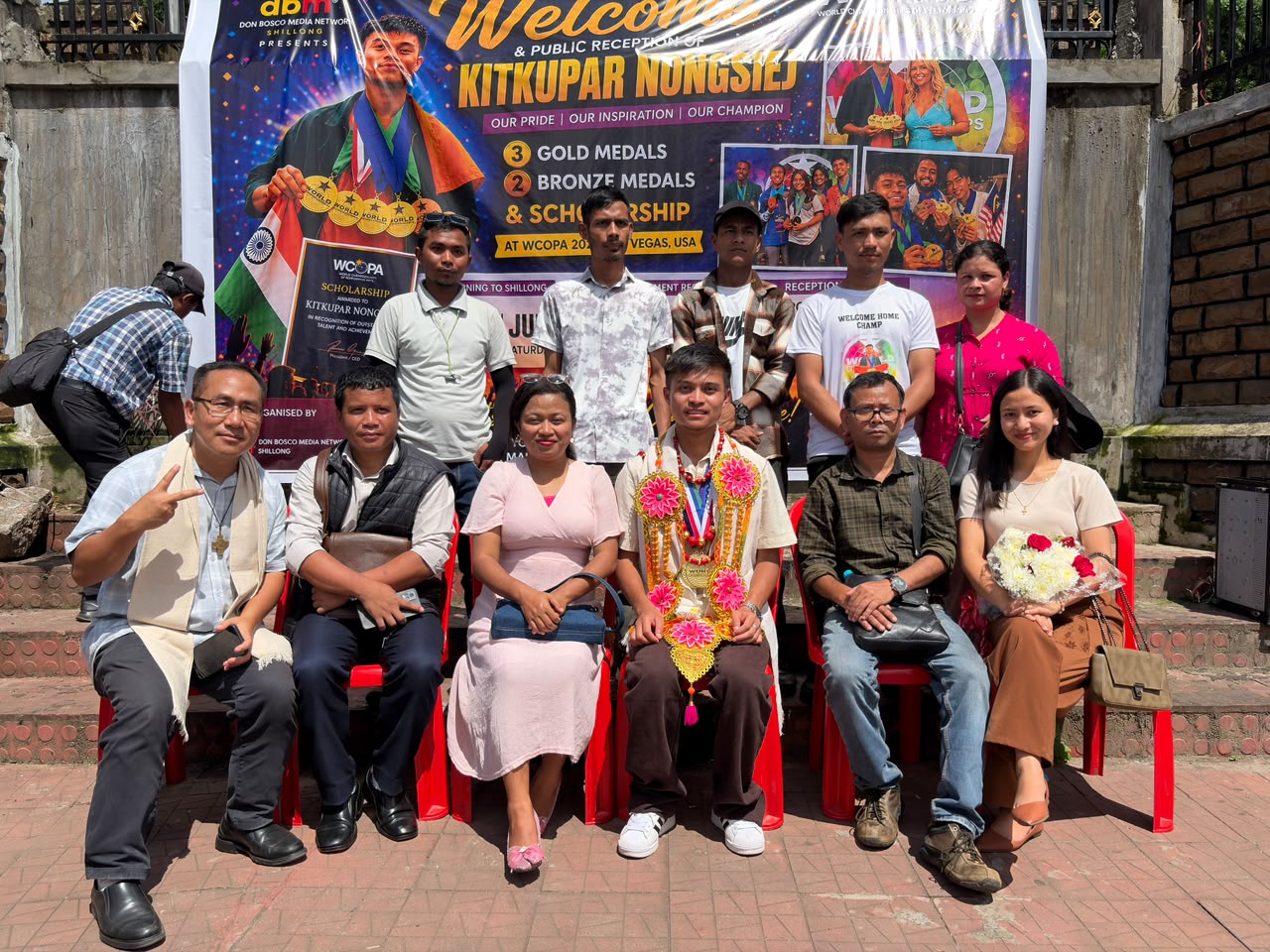 Meghalaya celebrates global singing champion Kitkupar Nongsiej