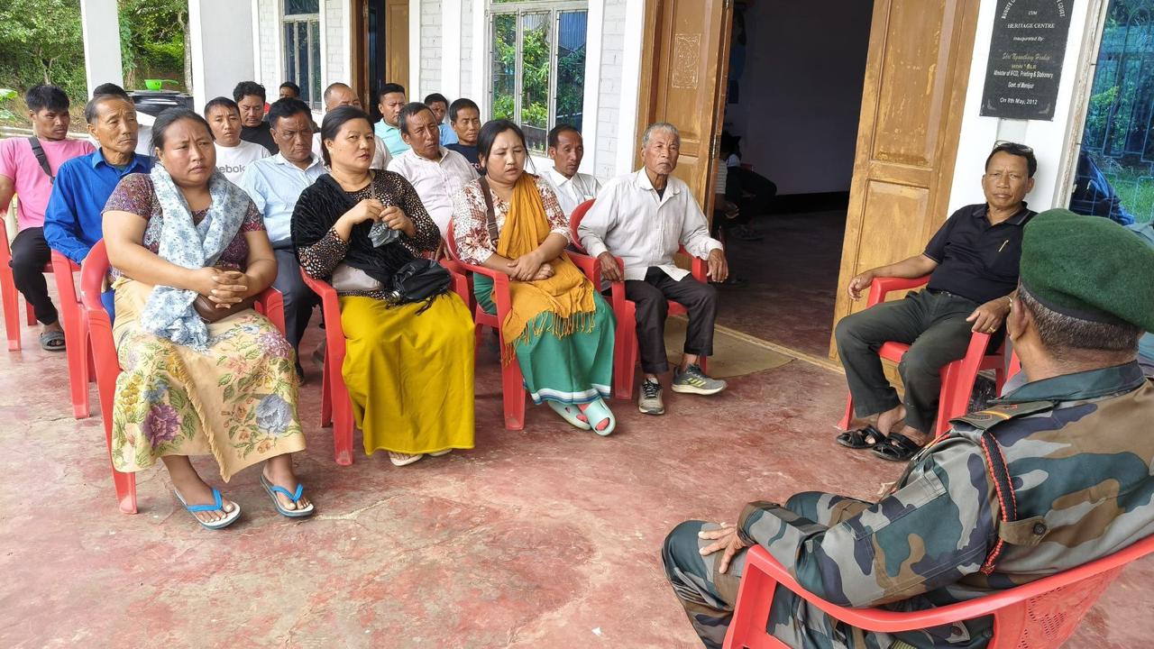 Assam Rifles holds community outreach in Bungte Chiru