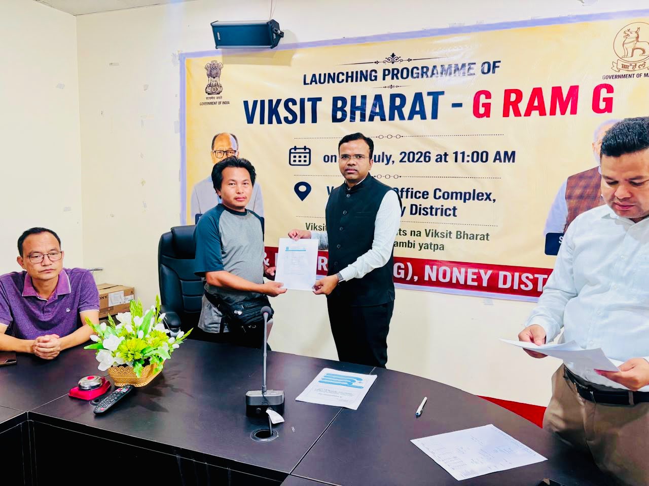 VB-G RAM G scheme launched in Noney district