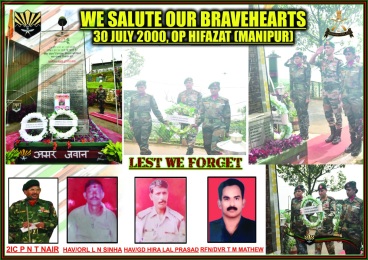 Assam Rifles honours four martyrs in Tengnoupal