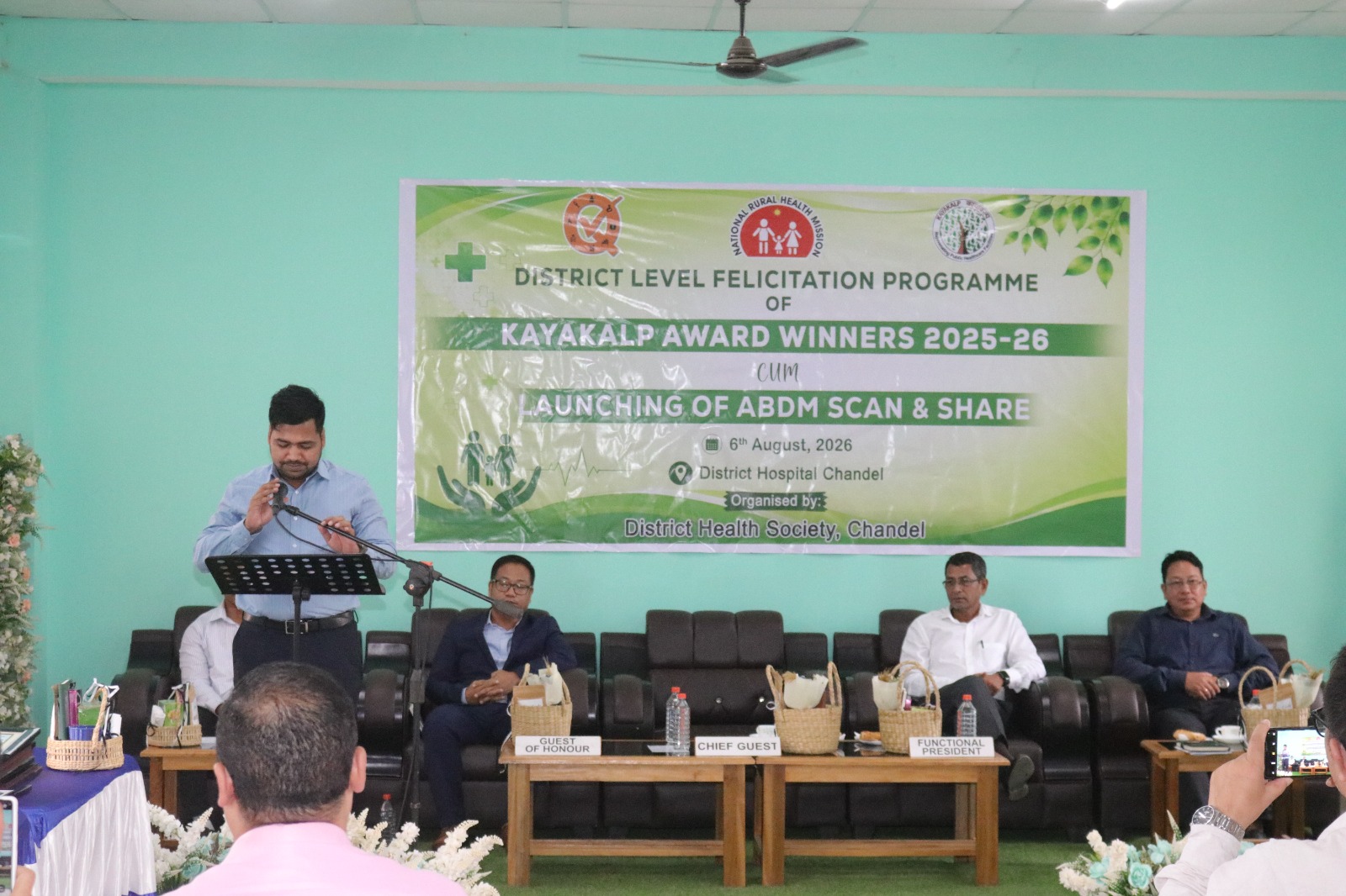 Deputy Commissioner launches ABDM scan & share initiative
