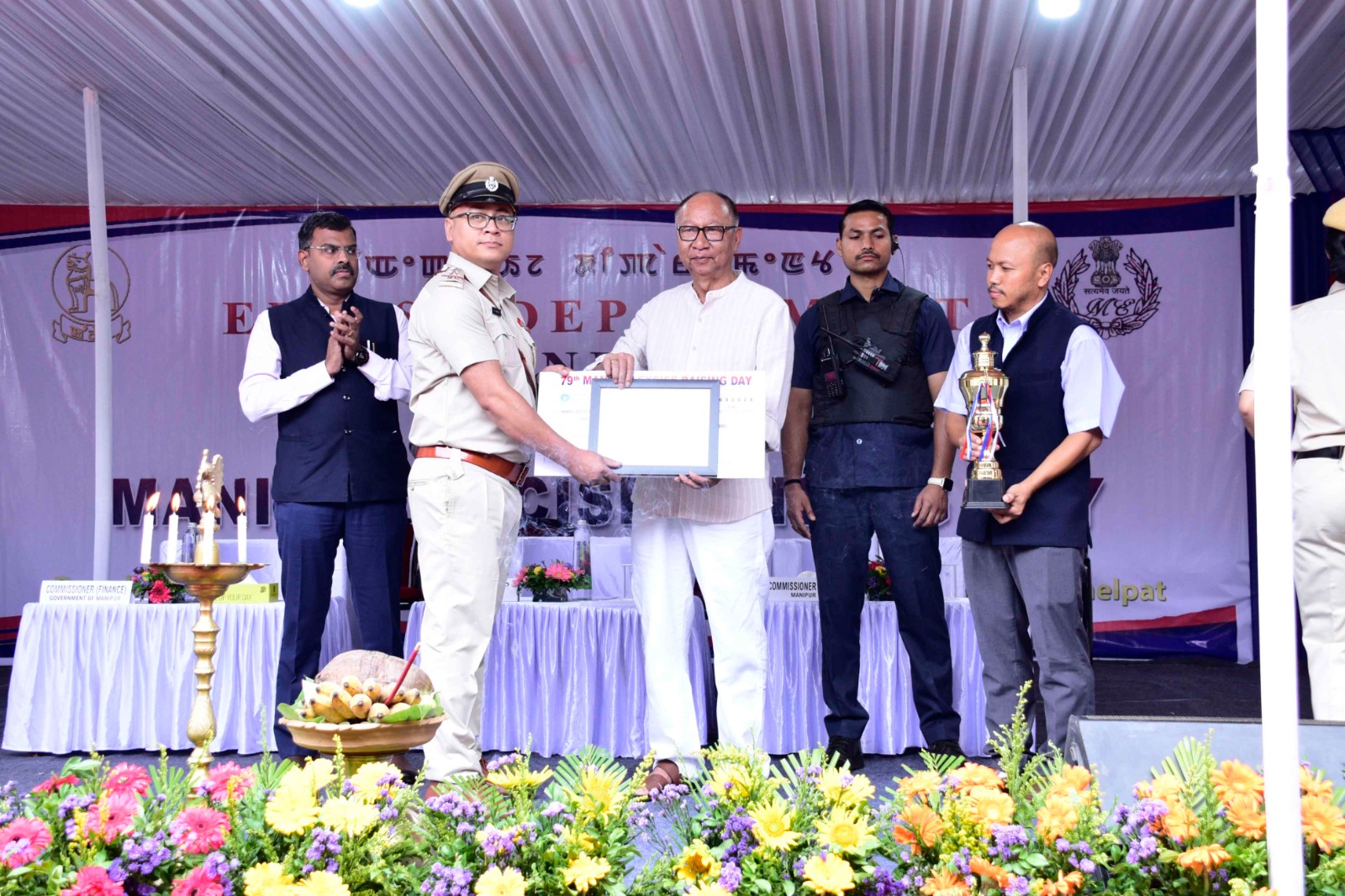 79th Manipur excise raising day observed at Lamphelpat