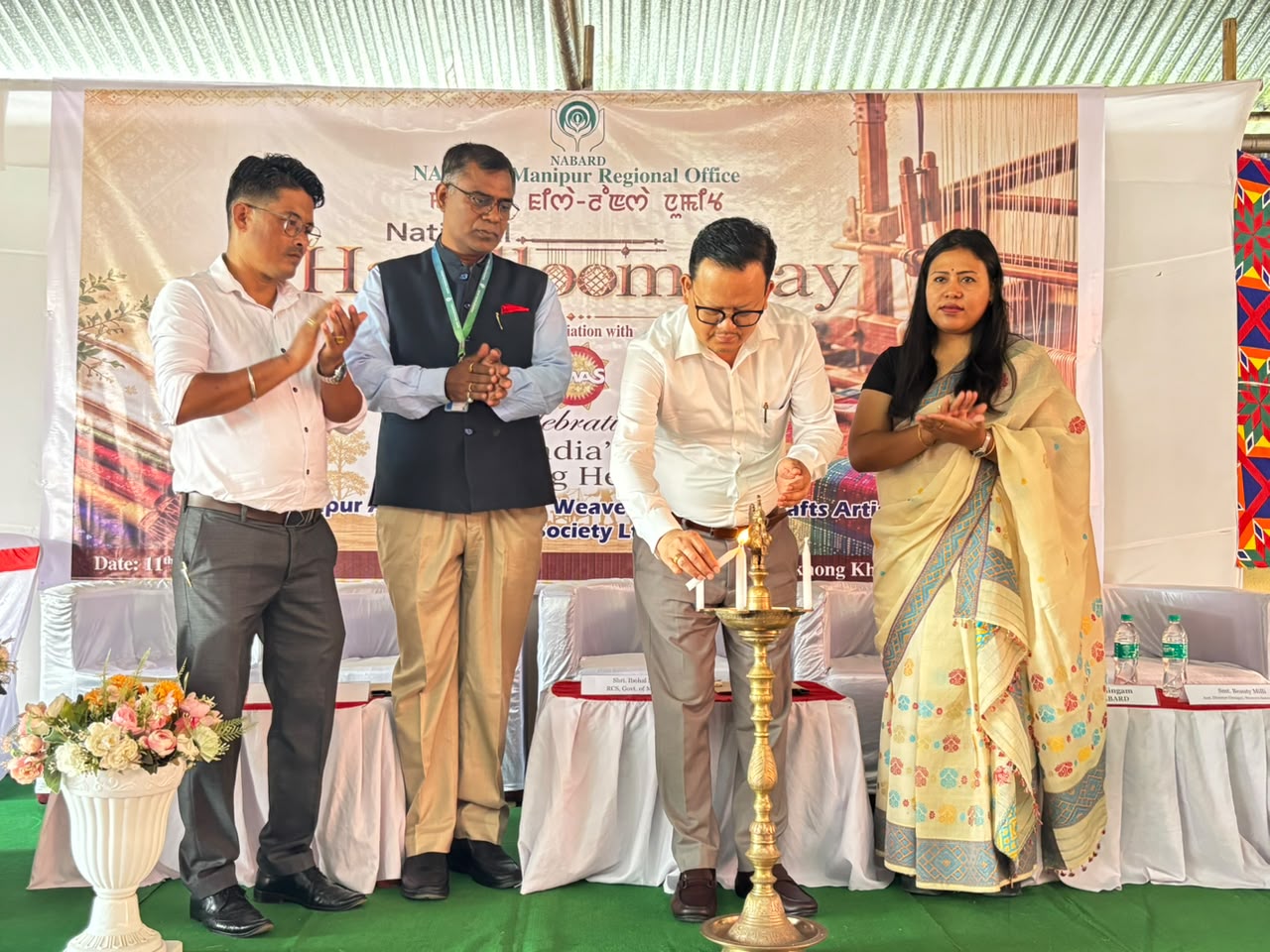 12th national handloom day observed in Bishnupur