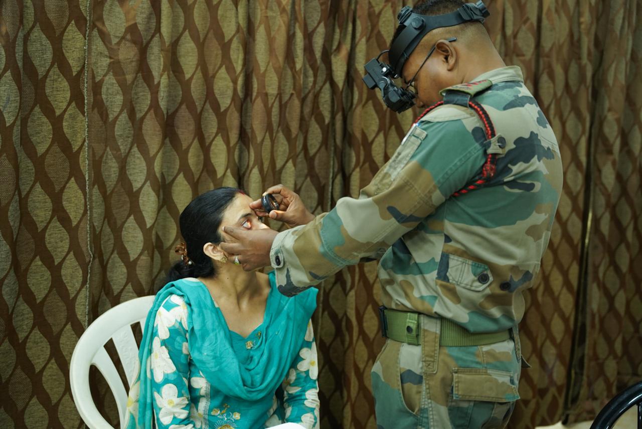 Assam Rifles, EPIC hospital hold mega medical camp in Pallel