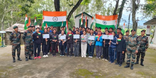 Assam Rifles conducts Har Ghar Tiranga outreach in Manipur