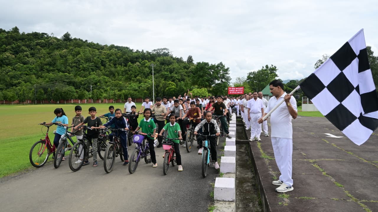 Cycling rallies promote fitness and national pride in Manipur