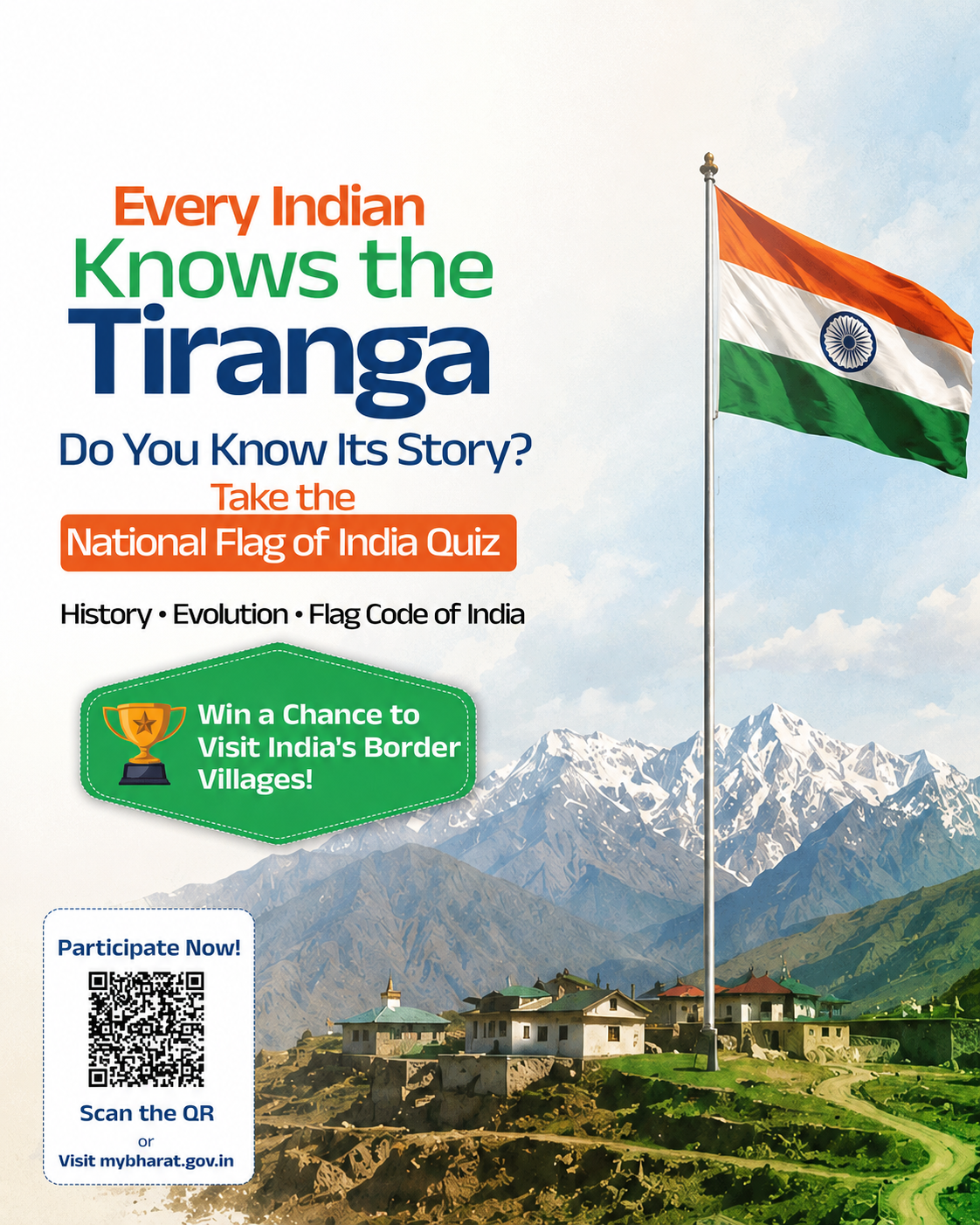 Only 9 days left: Join the National Flag of India quiz 2026