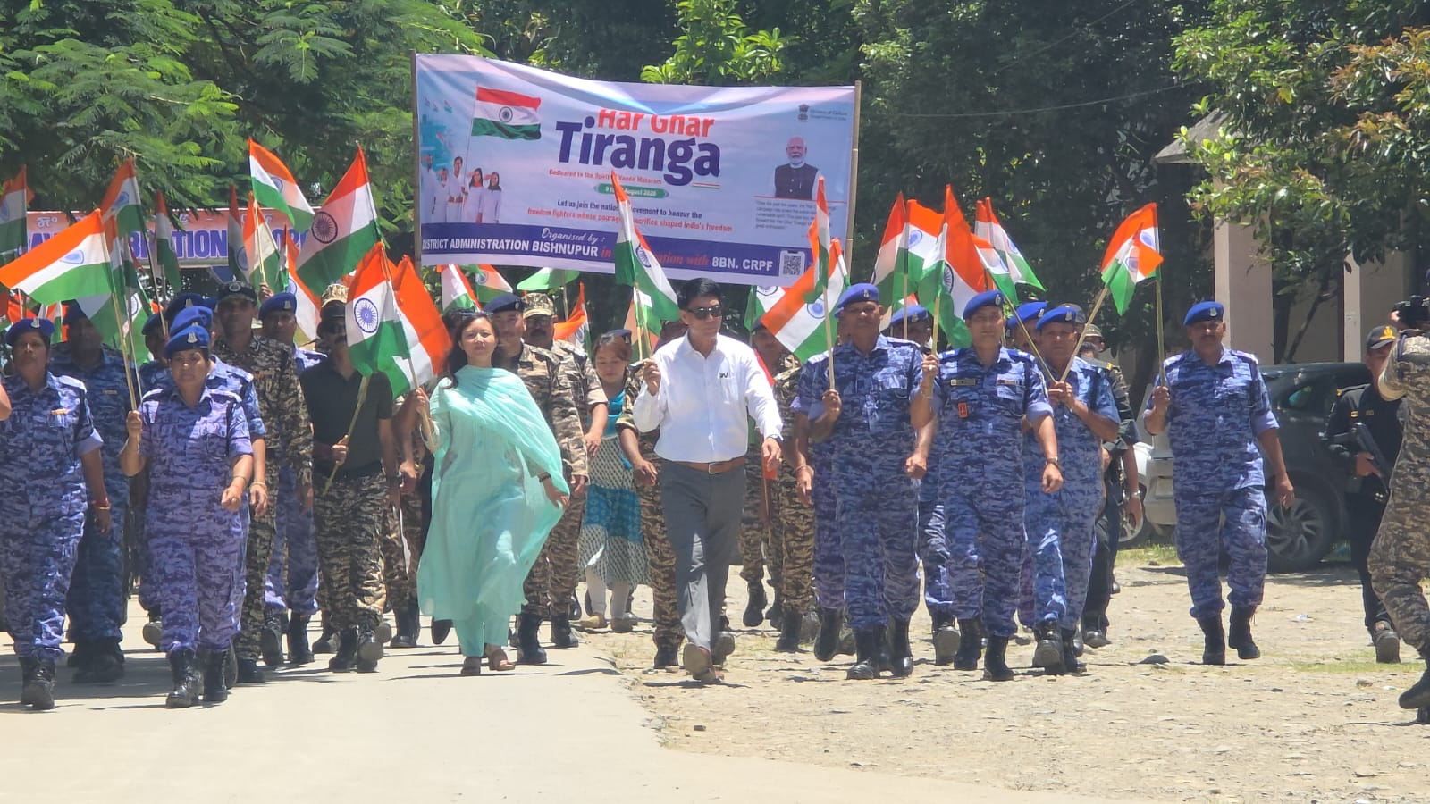 Har Ghar Tiranga rally held across Bishnupur