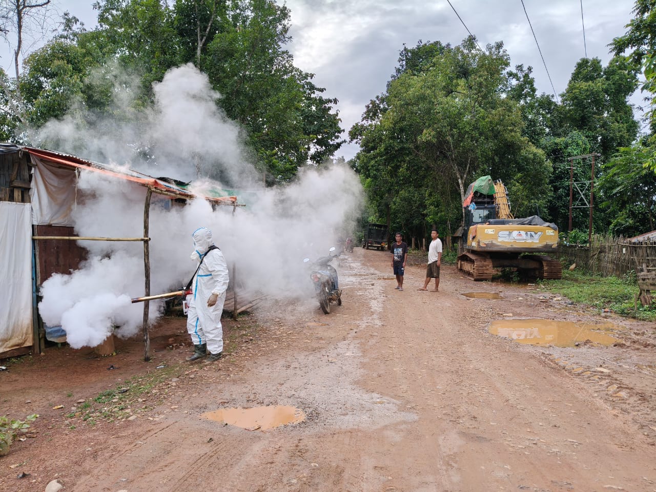 Assam Rifles conducts Anti-Dengue fogging drive in Chandel