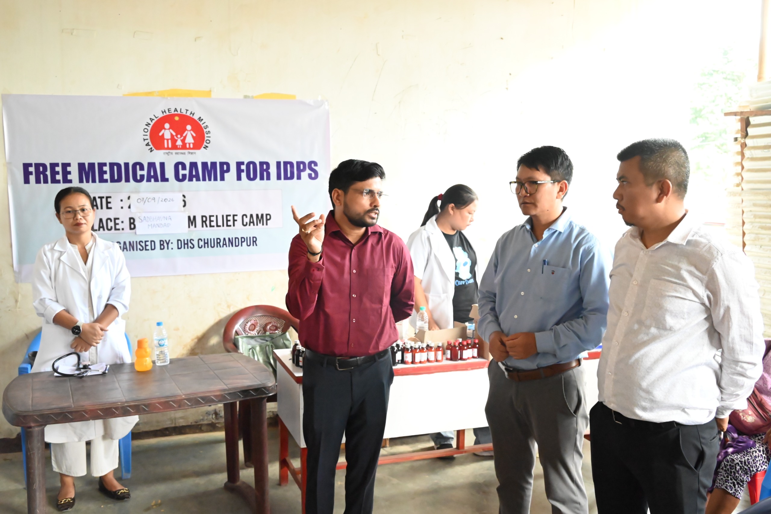 Deputy Commissioner visits relief camps