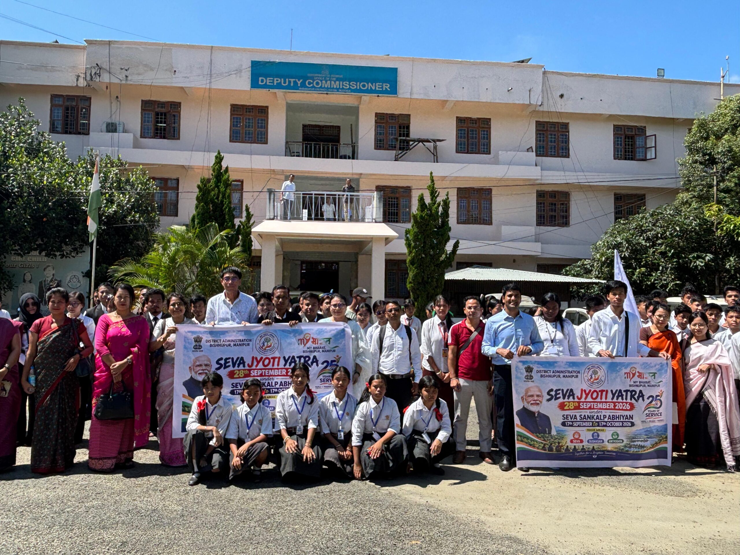 Bishnupur holds Seva Jyoti Yatra under Seva Sankalp Abhiyan 2026