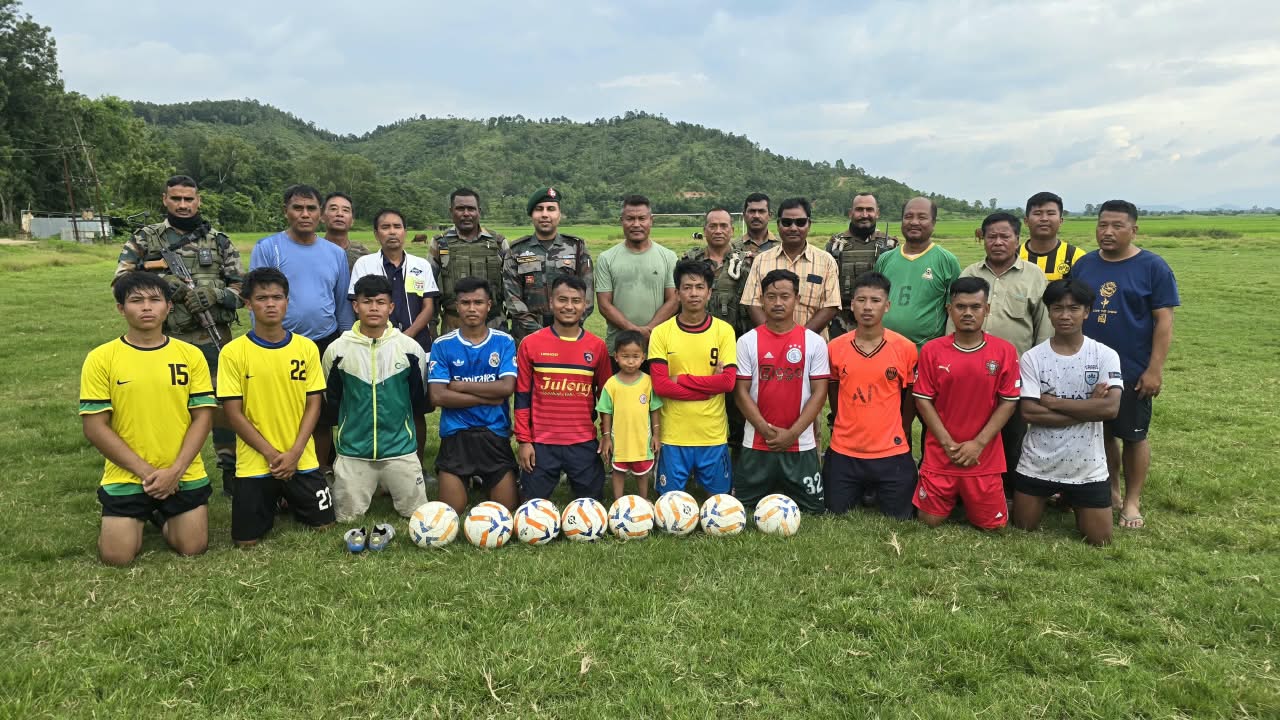 Assam Rifles organises football initiative in Mantak Village