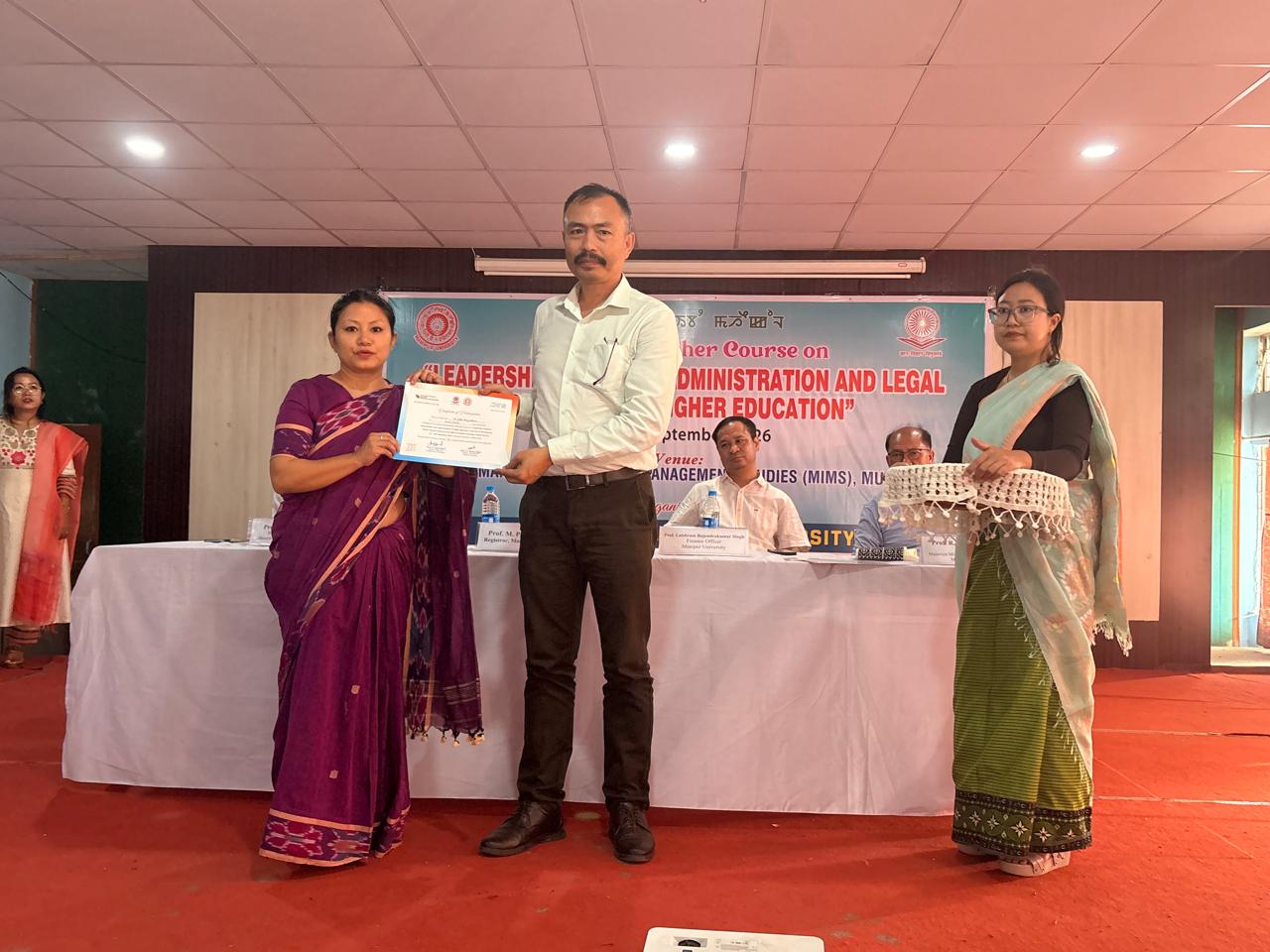 Two-Week refresher course concludes at Manipur University