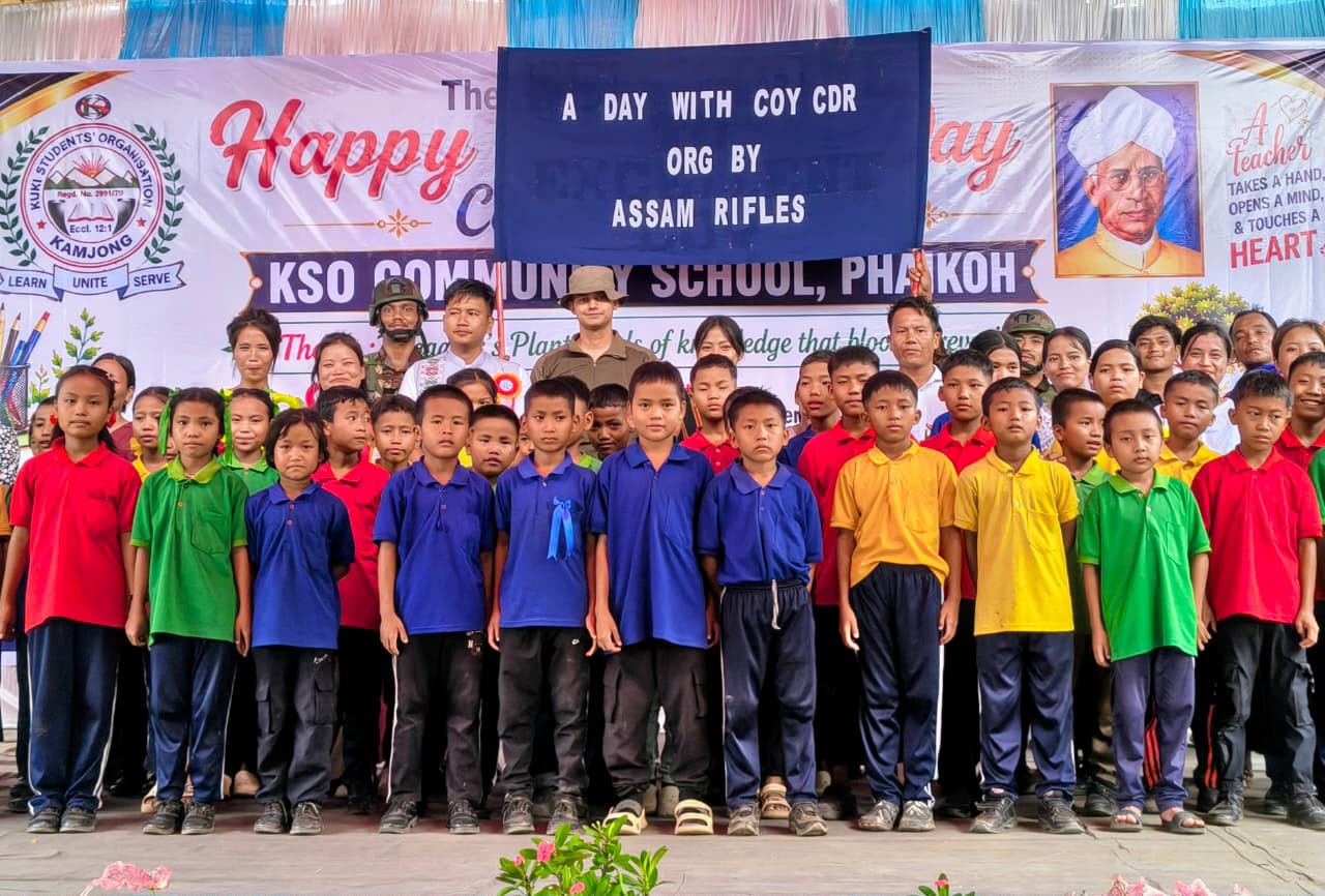 Assam Rifles celebrates Teachers’ Day with Phaikoh community